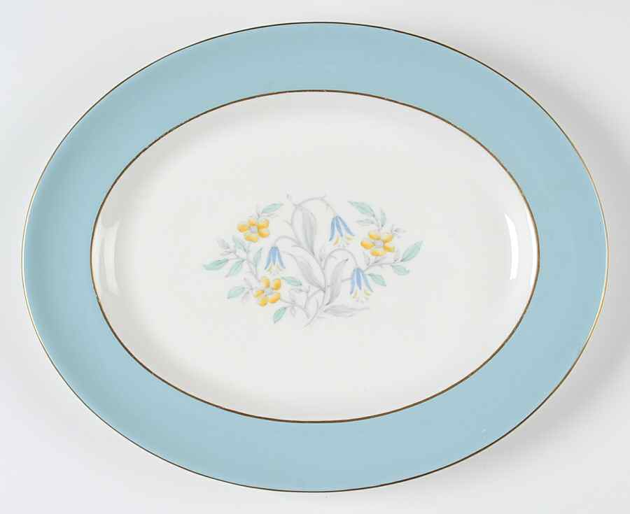 Barclay 12" Oval Serving Platter by Royal Doulton-1