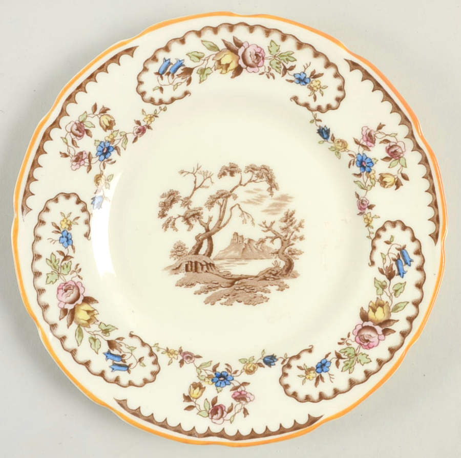 The Beaufort (Center Design) Bread & Butter Plate by Royal Doulton-1