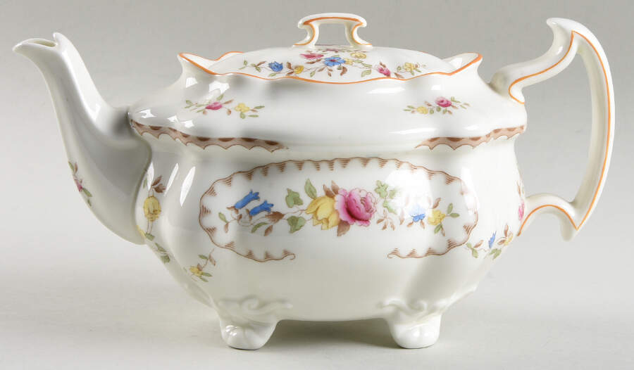 The Beaufort (Center Design) Teapot & Lid by Royal Doulton-1