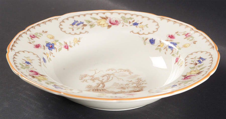The Beaufort (Center Design) Rim Soup Bowl by Royal Doulton-1