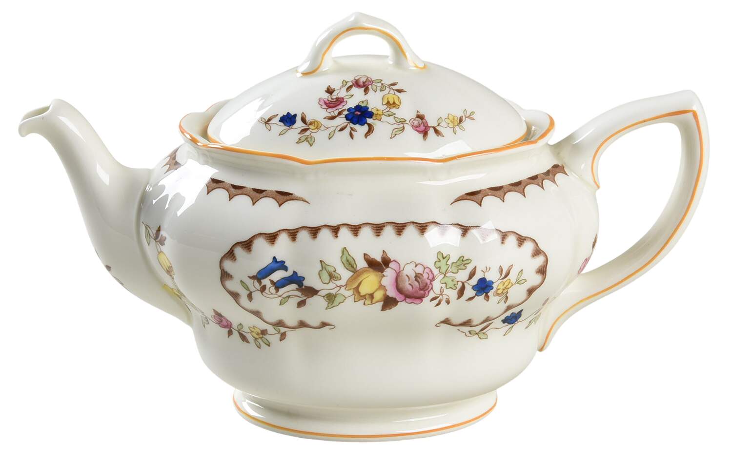 The Beaufort (Center Design) Teapot & Lid by Royal Doulton-1
