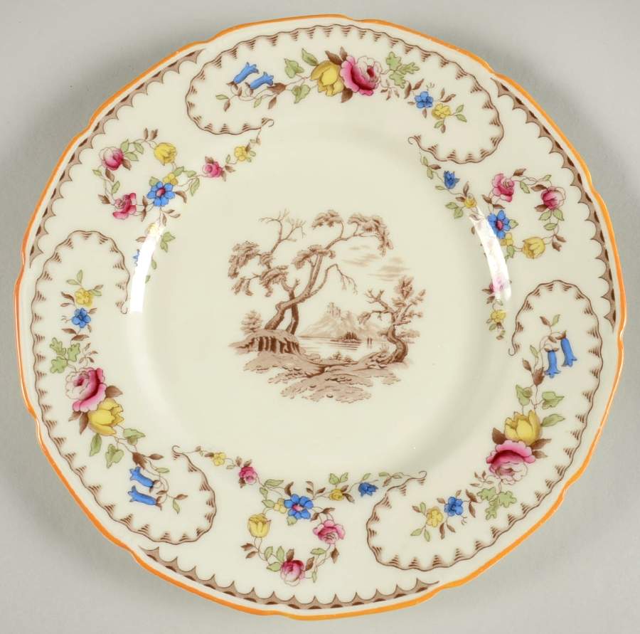 The Beaufort (Center Design) Luncheon Plate by Royal Doulton-1