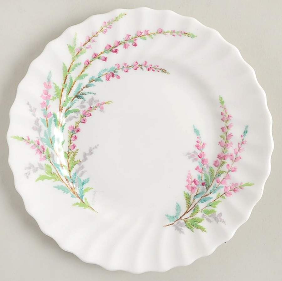 Bell Heather (Scalloped, No Trim) Bread & Butter Plate by Royal Doulton-1