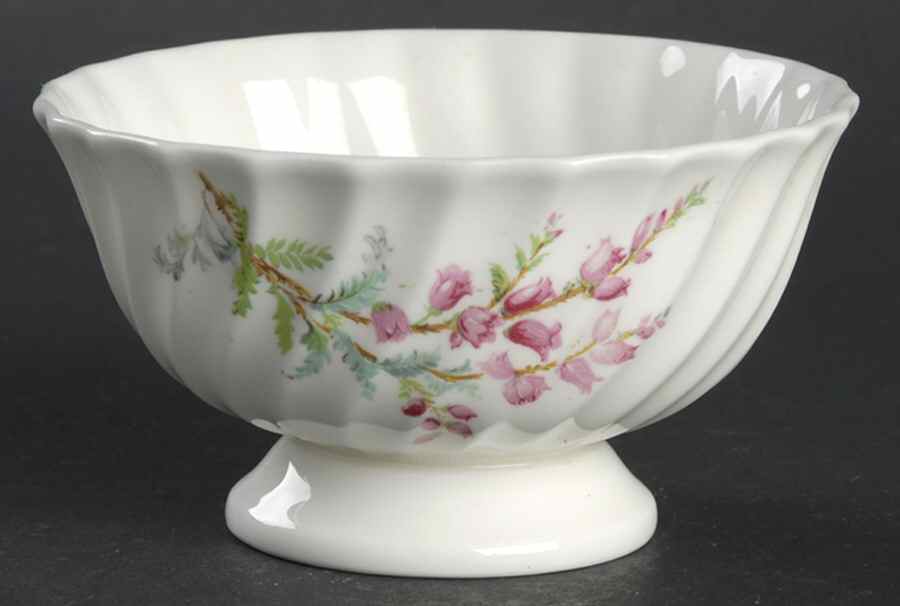 Bell Heather (Scalloped, No Trim) Open Sugar Bowl by Royal Doulton-1