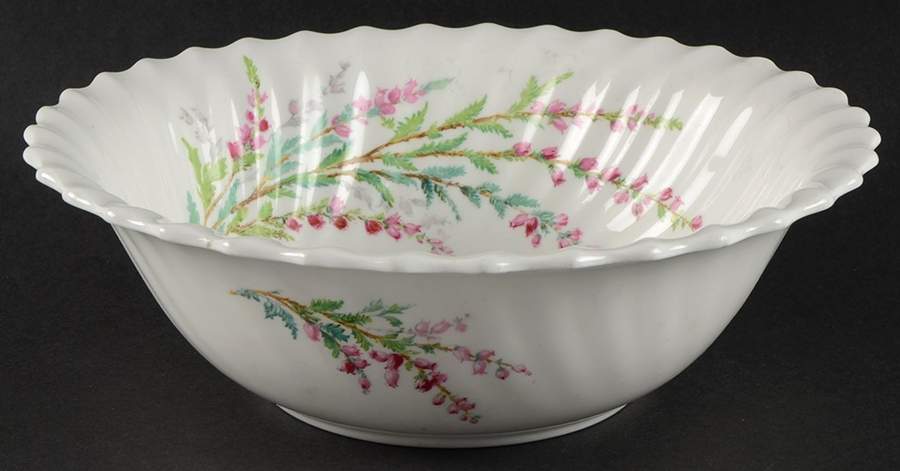 Bell Heather (Scalloped, No Trim) 9" Round Vegetable Bowl by Royal Doulton-1