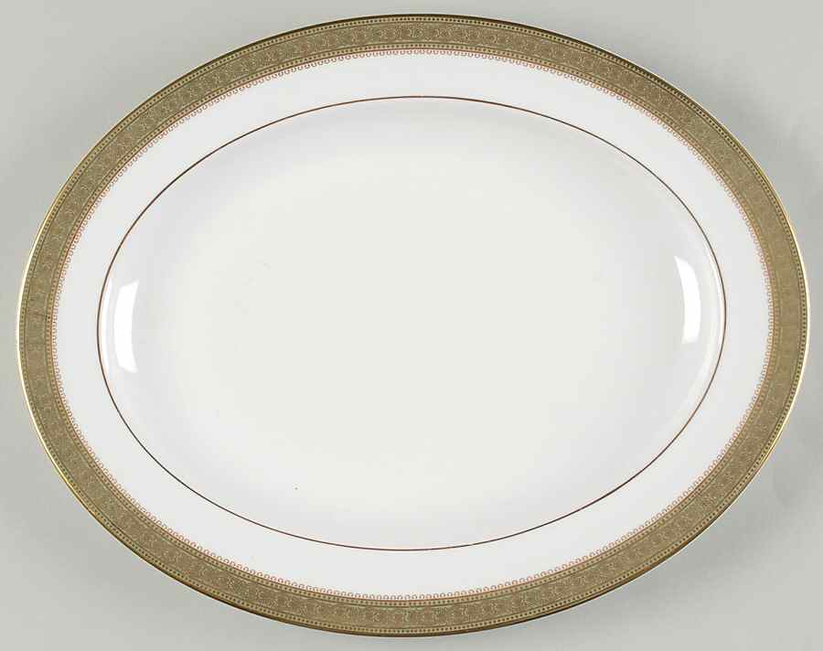 Belvedere 13" Oval Serving Platter by Royal Doulton-1