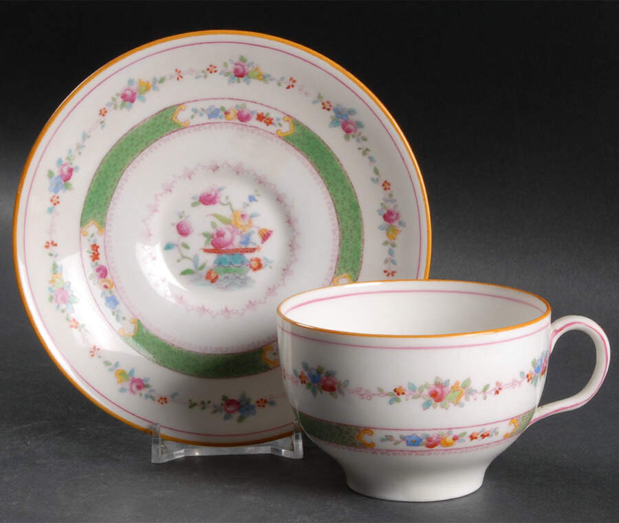 The Belgrade Flat Cup & Saucer Set by Royal Doulton-1