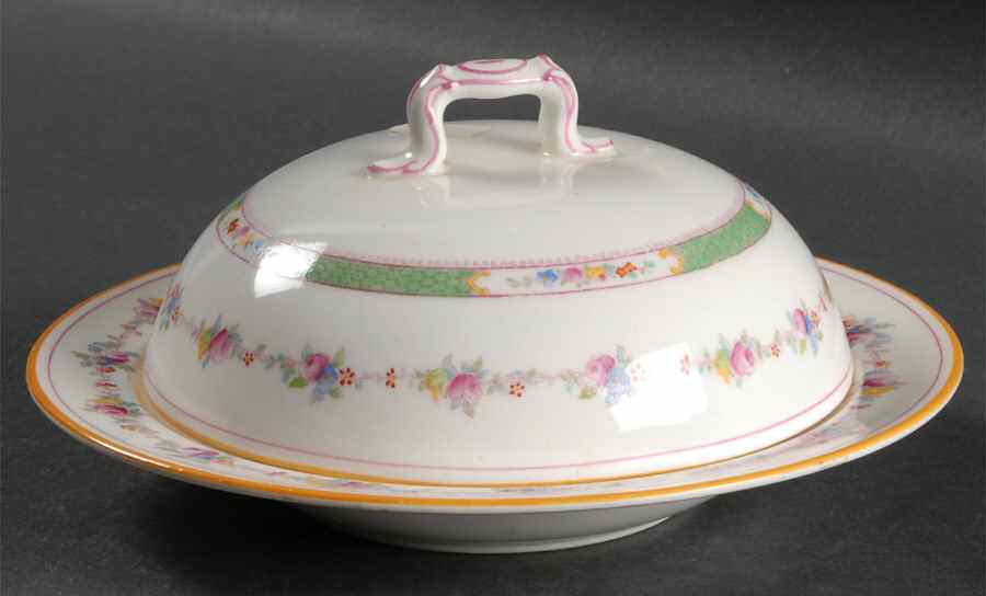 The Belgrade Round Covered Butter by Royal Doulton-1