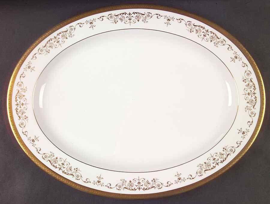 Belmont 16" Oval Serving Platter by Royal Doulton-1