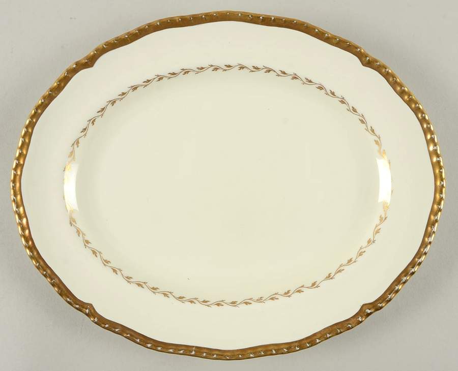 Belvedere 11" Oval Serving Platter by Royal Doulton-1