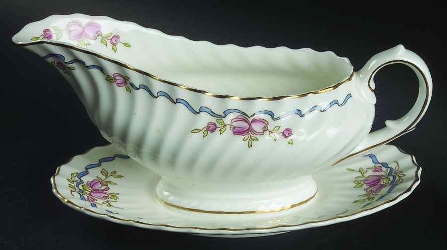 The Beverley Gravy Boat with Attached Underplate by Royal Doulton-1