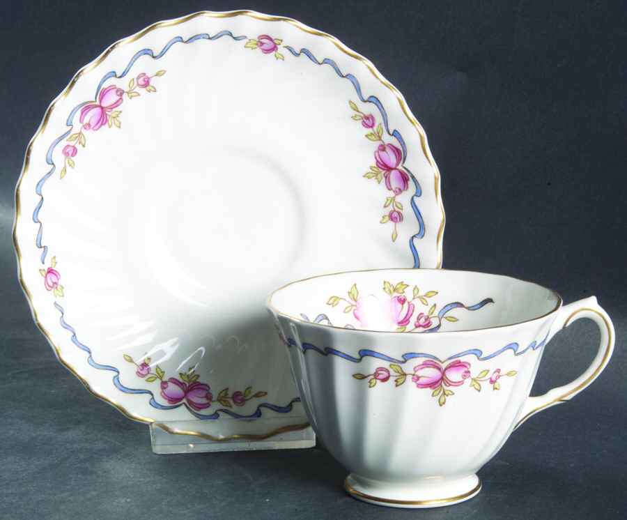 The Beverley Footed Cup & Saucer Set by Royal Doulton-1