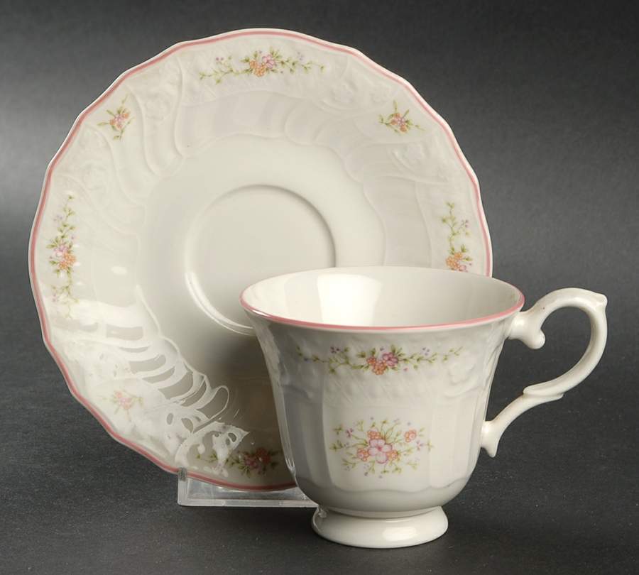Biarritz Footed Cup & Saucer Set by Royal Doulton-1