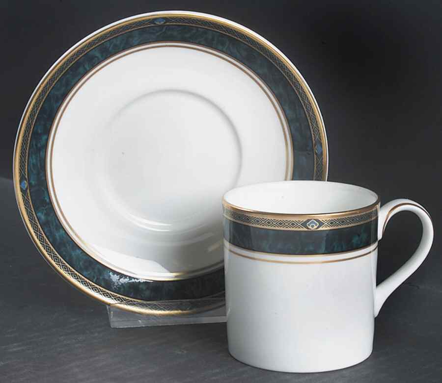 Biltmore Flat Demitasse Cup & Saucer Set by Royal Doulton-1