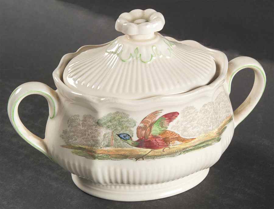 Birbeck Print Sugar Bowl & Lid by Royal Doulton-1