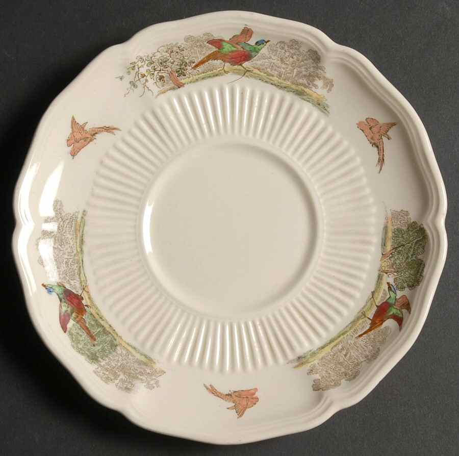 Birbeck Print Saucer for Cream Soup Bowl by Royal Doulton-1