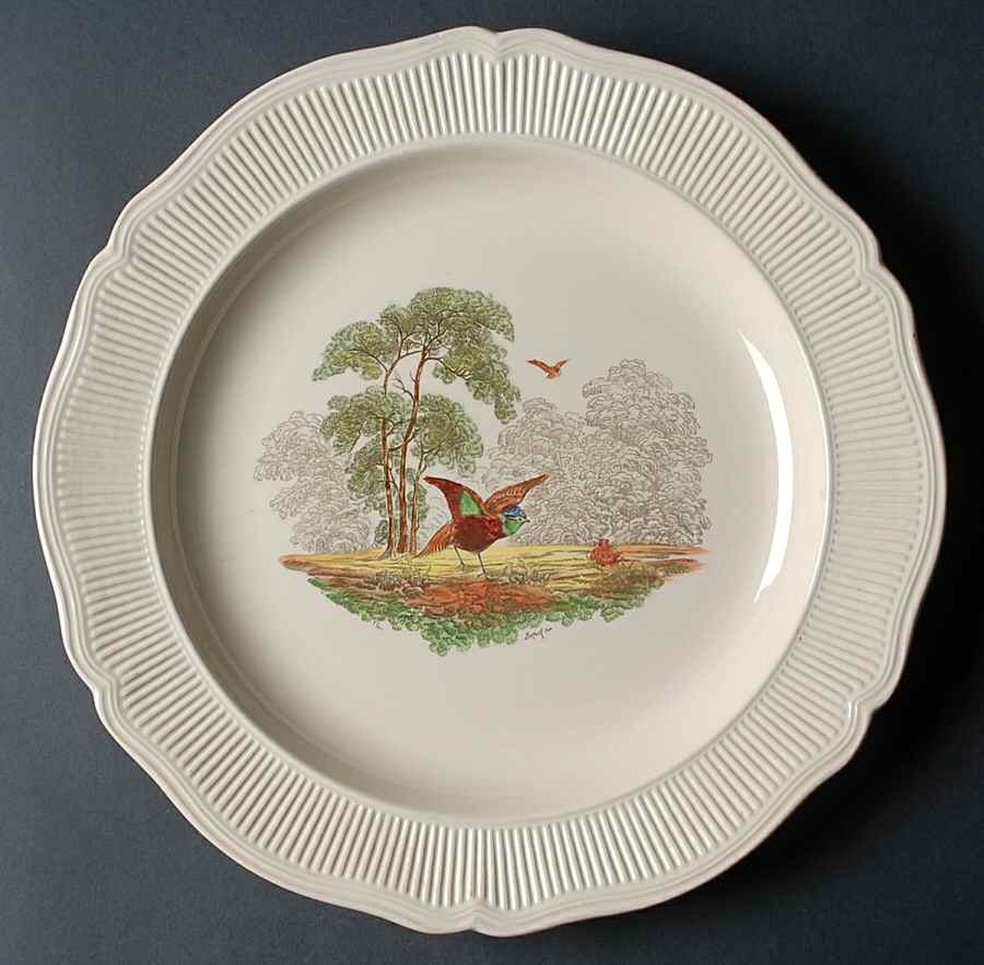 Birbeck Print 13" Chop Plate (Round Platter) by Royal Doulton-1