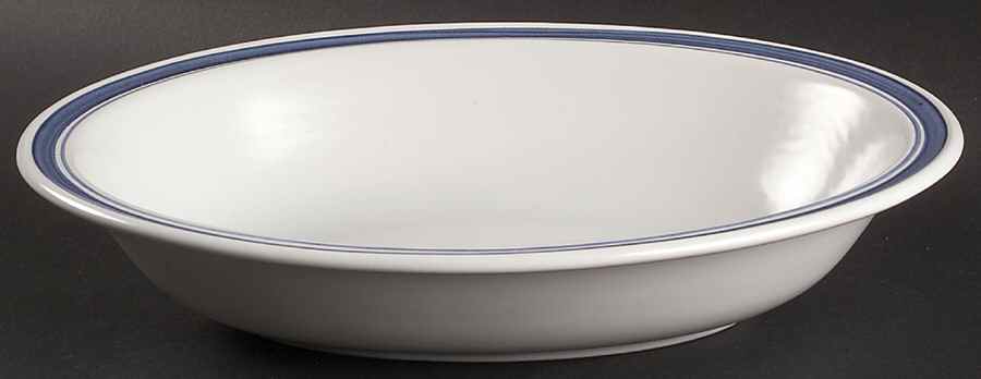 Biscay 10" Oval Vegetable Bowl by Royal Doulton-1