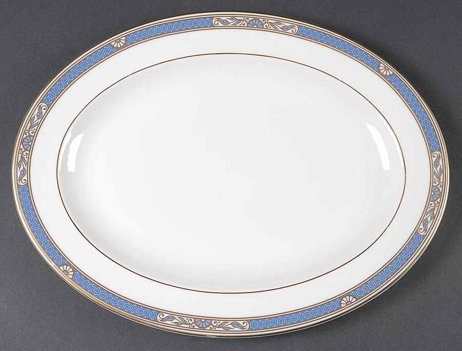 Biscayne 13" Oval Serving Platter by Royal Doulton-1