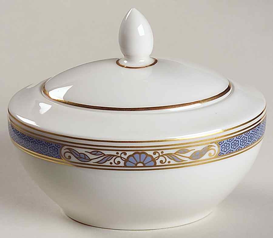 Biscayne Sugar Bowl & Lid by Royal Doulton-1
