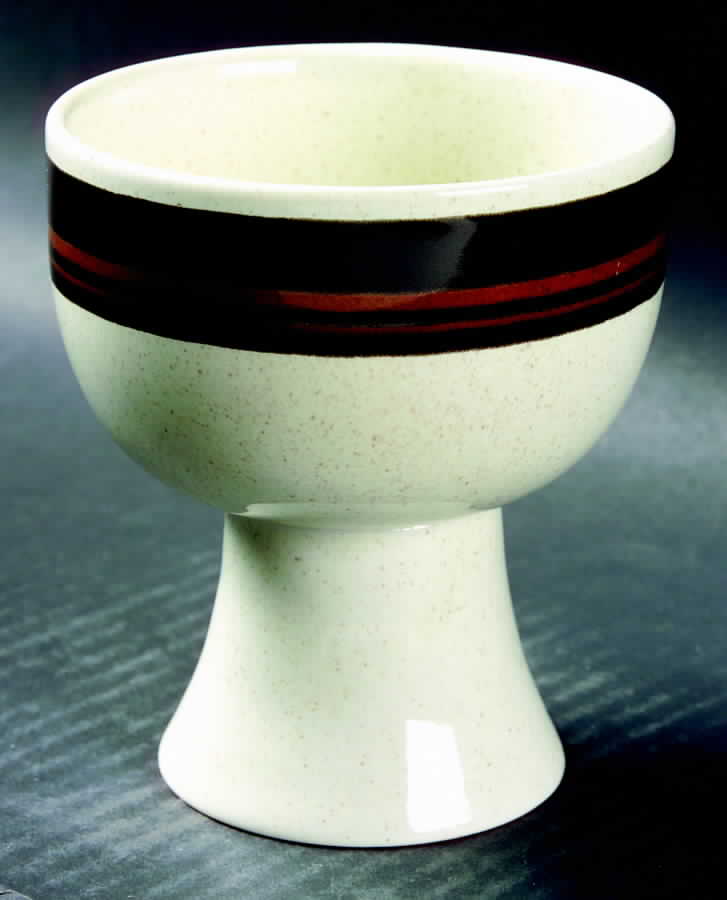 Bistro Brown China Goblet by Royal Doulton-1