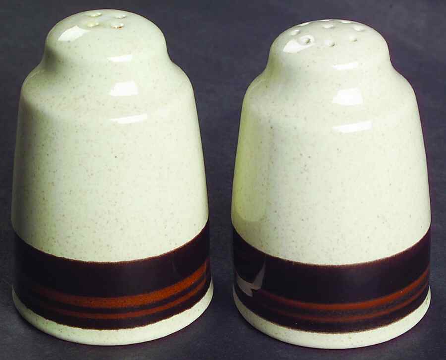 Bistro Brown Salt & Pepper Set by Royal Doulton-1