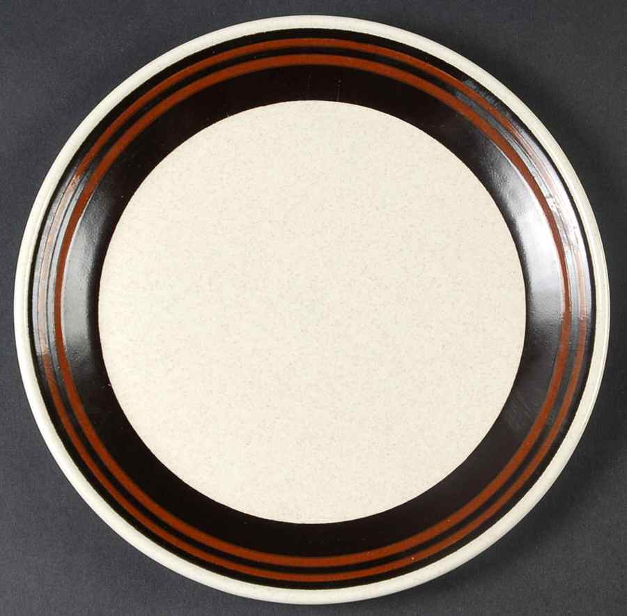Bistro Brown Salad Plate by Royal Doulton-1