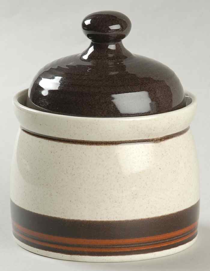 Bistro Brown Sugar Bowl & Lid by Royal Doulton-1