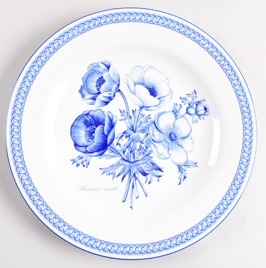 Blue Botanic Dinner Plate by Royal Doulton-1