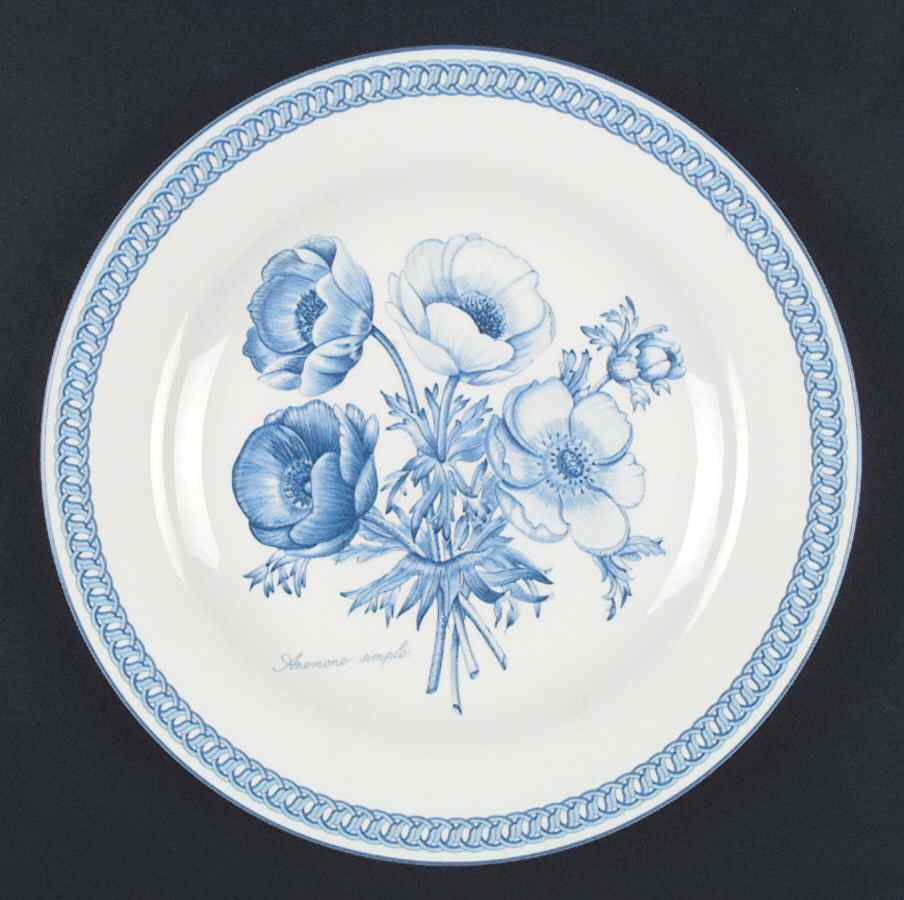 Blue Botanic Dinner Plate by Royal Doulton-1