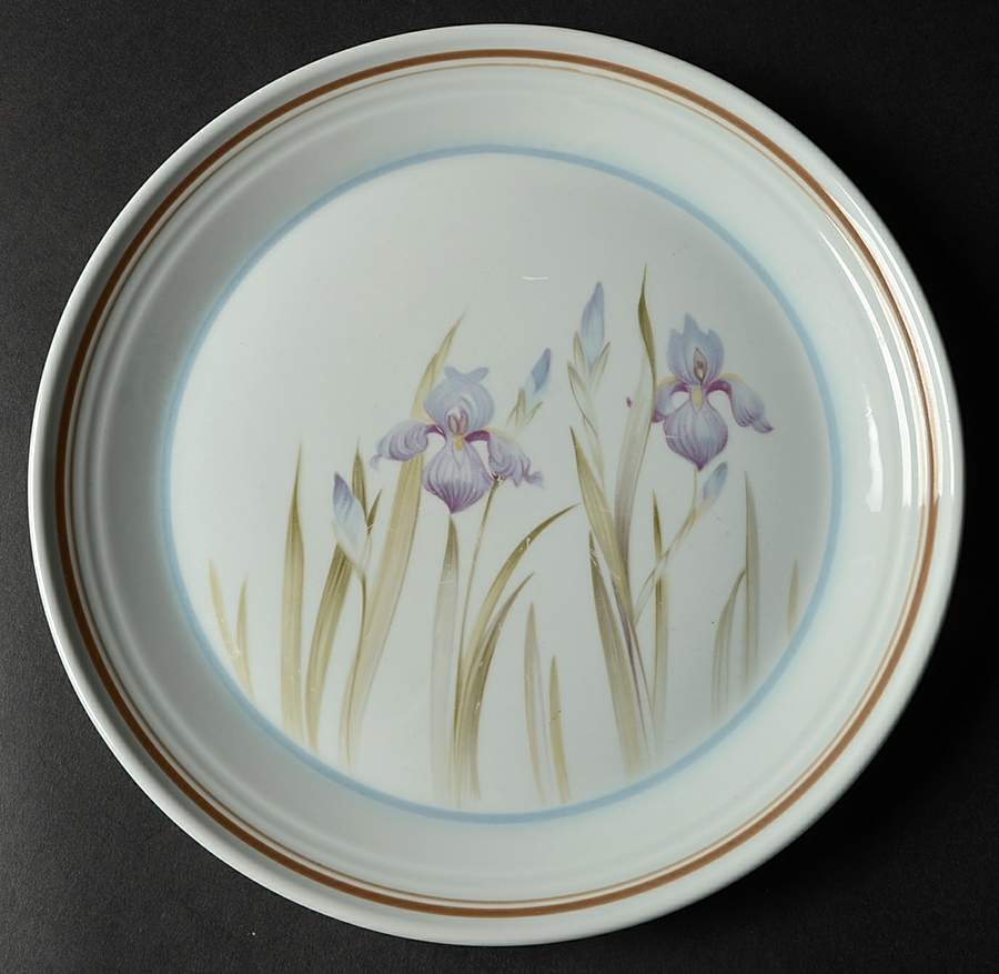 Blue Iris Luncheon Plate by Royal Doulton-1