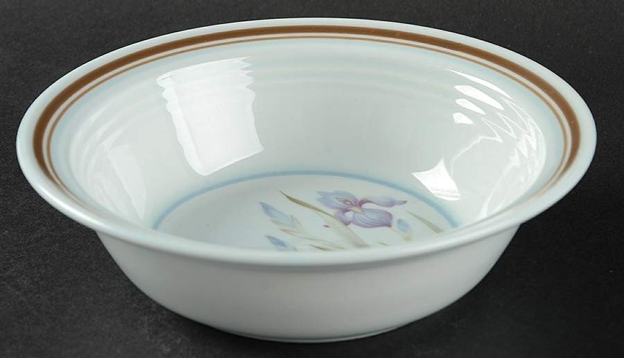 Blue Iris Rim Fruit/Dessert (Sauce) Bowl by Royal Doulton-1