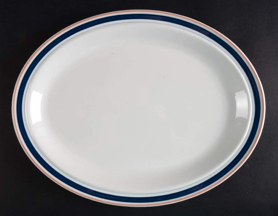 Blue Line 13" Oval Serving Platter by Royal Doulton-1