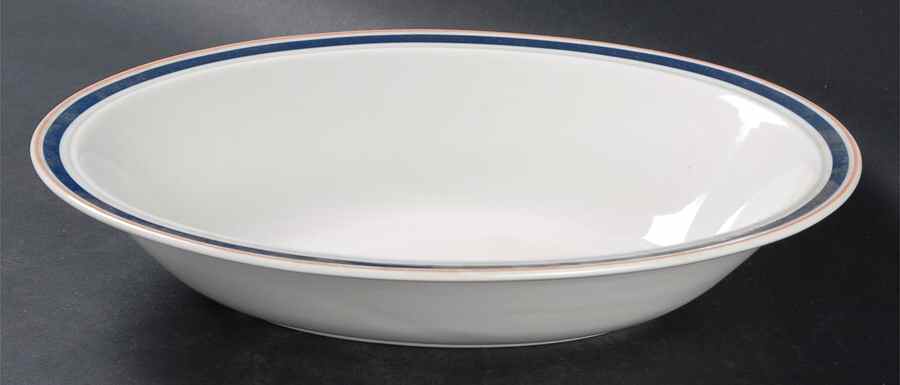 Blue Line 10" Oval Vegetable Bowl by Royal Doulton-1