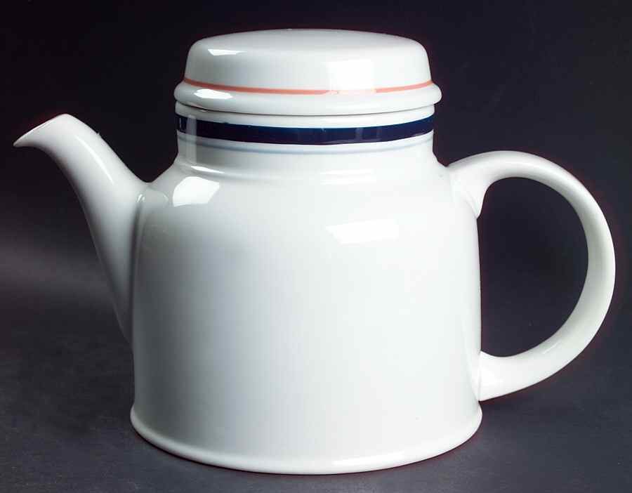 Blue Line Teapot & Lid by Royal Doulton-1