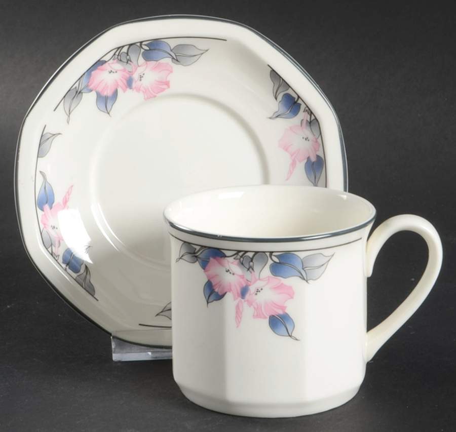 Bloomsbury Flat Demitasse Cup & Saucer Set by Royal Doulton-1