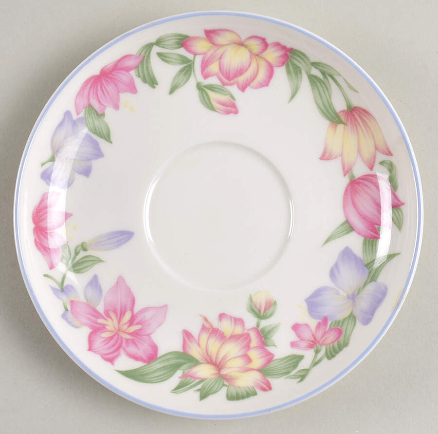 Blooms Saucer for Breakfast Cup by Royal Doulton-1