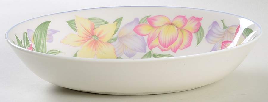 Blooms 9" Oval Vegetable Bowl by Royal Doulton-1