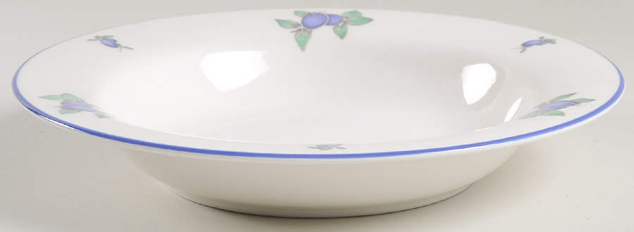 Blueberry Large Rim Soup Bowl by Royal Doulton-1