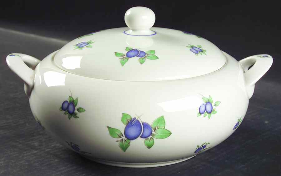 Blueberry Round Covered Vegetable by Royal Doulton-1