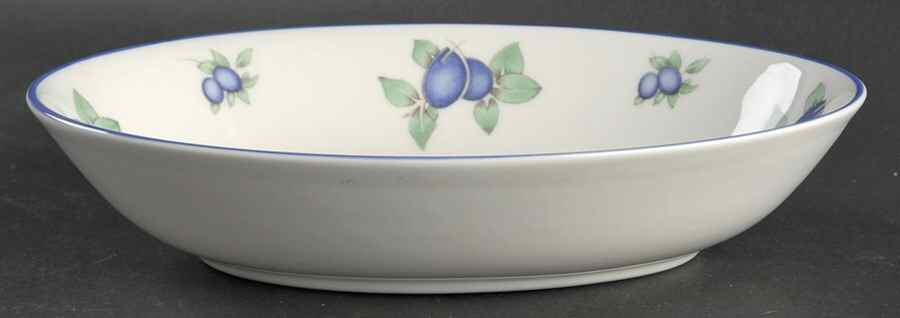 Blueberry 9" Oval Vegetable Bowl by Royal Doulton-1