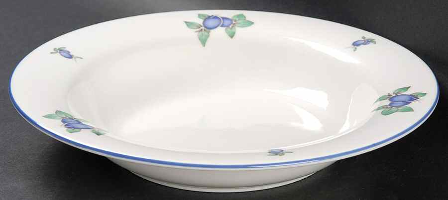 Blueberry Large Rim Soup Bowl by Royal Doulton-1