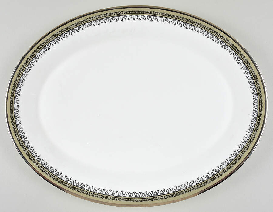 Braemar 16" Oval Serving Platter by Royal Doulton-1