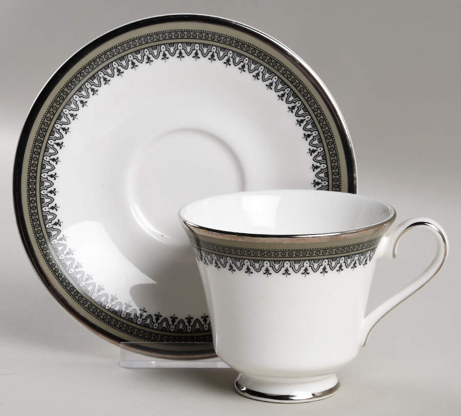 Braemar Footed Cup & Saucer Set by Royal Doulton-1
