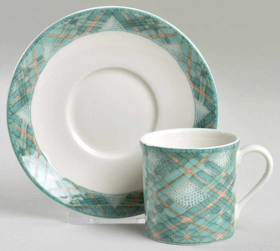 Braemar Flat Demitasse Cup & Saucer Set by Royal Doulton-1