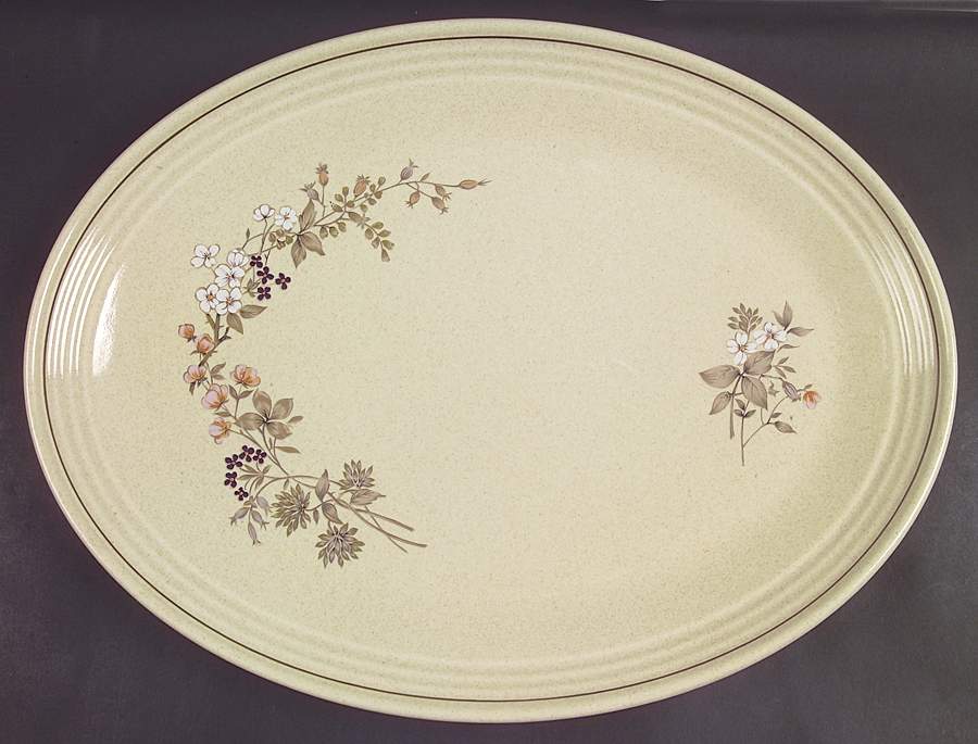 Bredon Hill 16" Oval Serving Platter by Royal Doulton-1