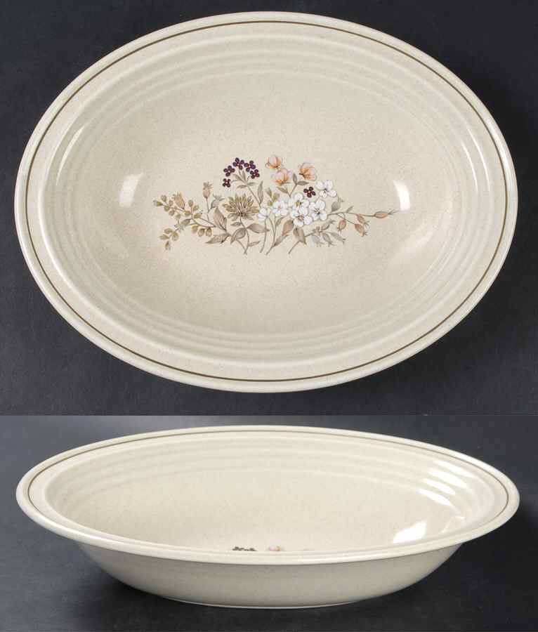 Bredon Hill 10" Oval Vegetable Bowl by Royal Doulton-1