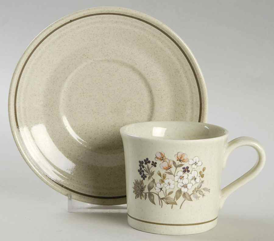 Bredon Hill Flat Demitasse Cup & Saucer Set by Royal Doulton-1