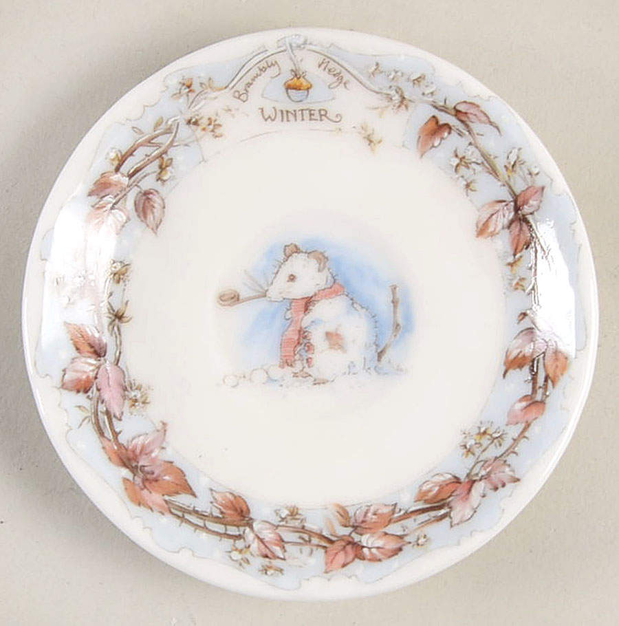 Brambly Hedge Miniature Saucer Only by Royal Doulton-1