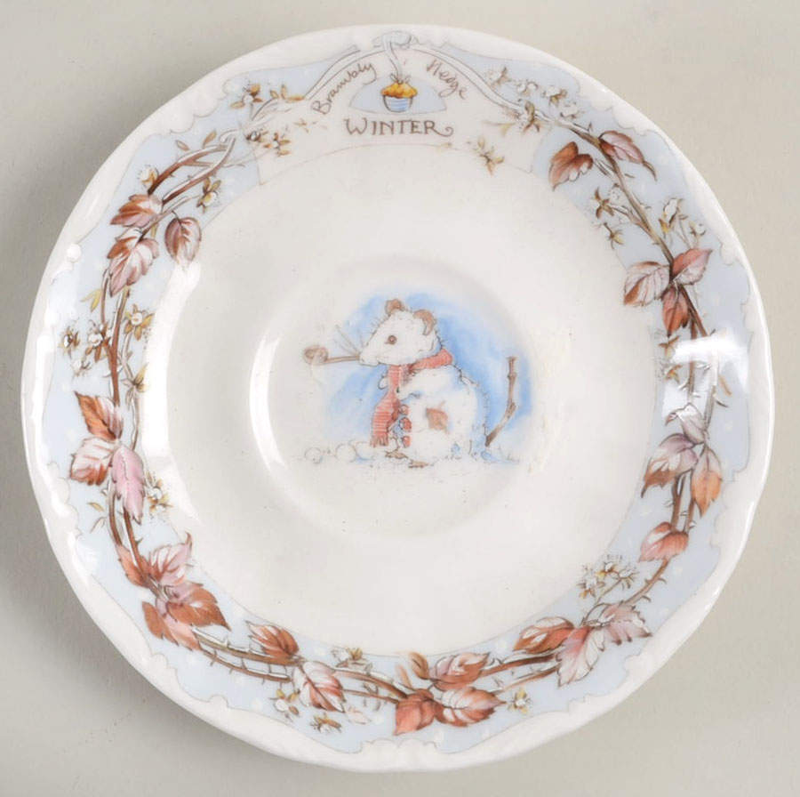 Brambly Hedge Saucer for Footed Cup by Royal Doulton-1